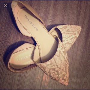FRANCO SARTO D’ORSAY FLATS 🐍